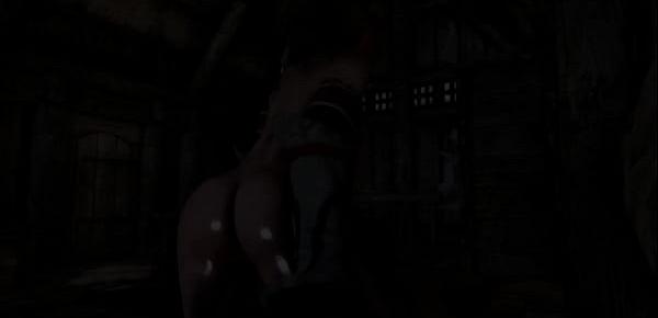  Monster Hunter World kirin armor sex by Skyrim MOD Part1